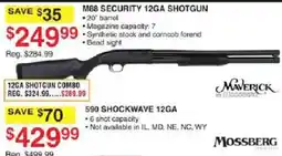 Dunham's Sports Maverick M88 Security 12Ga Shotgun offer