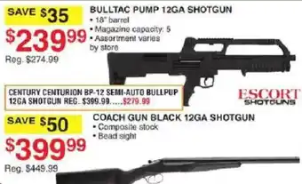 Dunham's Sports Bulltac Pump 12ga Shotgun offer