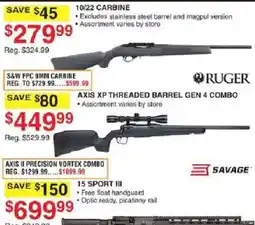 Dunham's Sports Ruger 10/22 Carbine offer