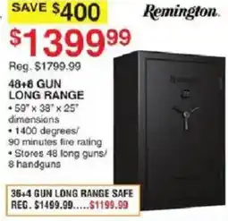 Dunham's Sports Remington 48+8 Gun Long Range Safe offer
