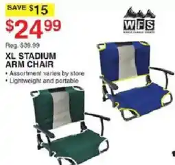 Dunham's Sports Wfs xl stadium arm chair offer