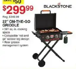 Dunham's Sports Blackstone 22" On-The-Go Griddle offer