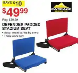 Dunham's Sports Cascade Defender Padded Stadium Seat offer