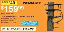 Dunham's Sports Muddy 18' Crossfire Xt 2-Man Ladder offer