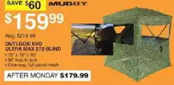 Dunham's Sports Muddy outlook evo ultra max 270 blind offer