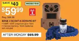 Dunham's Sports Moultrie edge 3 scout-n-scrape kit offer