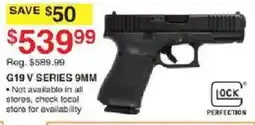 Dunham's Sports Glock G19 V Series 9mm offer