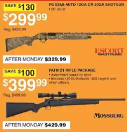 Dunham's Sports Escort semi-auto 12ga or 20ga shotgun offer