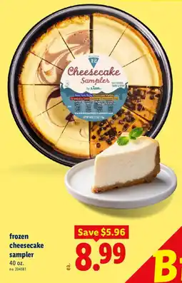 Lidl Lidl cheesecake sampler offer