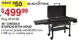 Dunham's Sports Blackstone 36" Griddle Station With Hood offer