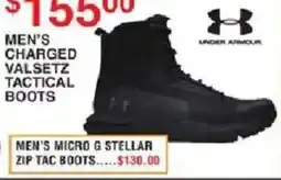 Dunham's Sports Under Armour men's charged valsetz tactical boots offer