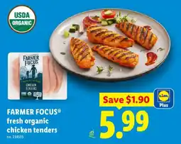 Lidl Farmer Focus fresh organic chicken tenders offer