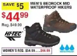Dunham's Sports Hi-Tec Men's Bedrock Mid Waterproof Hikers offer