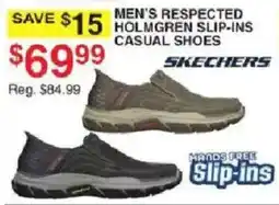 Dunham's Sports Skechers men's respected holmgren slip-ins casual shoes offer
