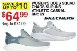 Dunham's Sports Skechers women's bobs squad chaos slip-ins athletic casual shoes offer