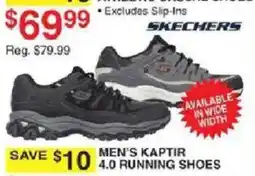 Dunham's Sports Skechers men's kaptir 4.0 running shoes offer