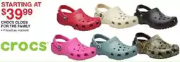 Dunham's Sports Crocs Clogs for the Family offer