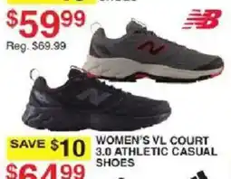 Dunham's Sports New Balance Women's Vl Court 3.0 Athletic Casual Shoes offer