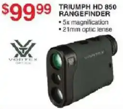 Dunham's Sports Vortex Optics Triumph Hd 850 Rangefinder offer
