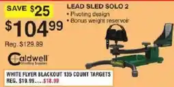 Dunham's Sports Caldwell lead sled solo 2 offer