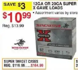Dunham's Sports Winchester super x game loads offer