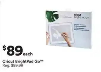 Michaels Cricut BrightPad Go offer