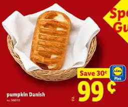 Lidl Lidl pumpkin Danish offer