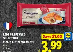 Lidl Lidl preferred selection frozen butter croissants offer