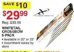Dunham's Sports Carbon Express Whitetail Crossbow 6-Pack offer