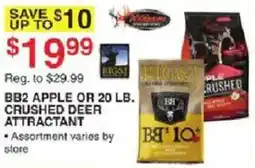 Dunham's Sports Big&J bb2 apple or 20 lb. crushed deer attractant offer