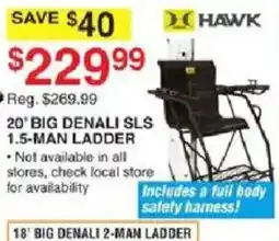 Dunham's Sports Hawk 20' Big Denali Sls 1.5-Man Ladder offer