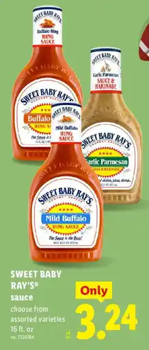 Lidl Sweet Baby Ray's sauce offer