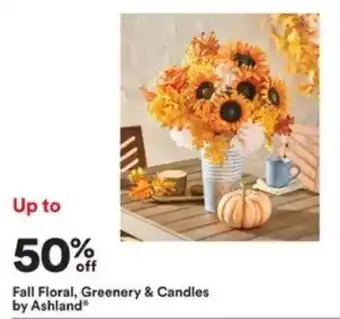 Michaels Fall Floral, Greenery & Candles by Ashland offer