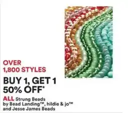 Michaels All Strung Beads by Bead Landing, hildie & jo and Jesse James Beads offer