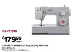 Michaels Singer 4411 Heavy-Duty Sewing Machine offer