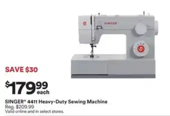 Michaels Singer 4411 Heavy-Duty Sewing Machine offer