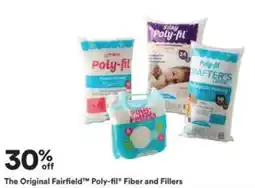 Michaels The Original Fairfield™ Poly-fil® Fiber and Fillers offer