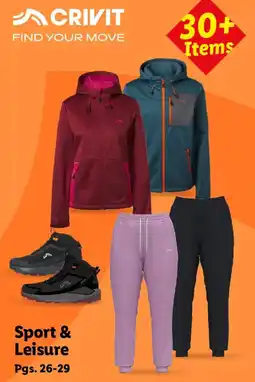 Lidl Crivit sport & leisure offer