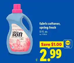 Lidl Lidl ultra soft liquid fabric softener offer