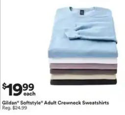Michaels Gildan Softstyle Adult Crewneck Sweatshirts offer
