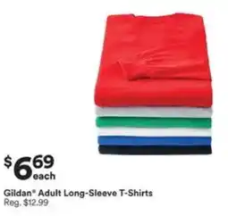 Michaels Gildan Adult Long-Sleeve T-Shirts offer