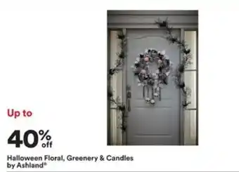 Michaels Halloween Floral, Greenery & Candles by Ashland offer