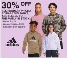Dunham's Sports Adidas Tees, Tanks, and Fleece for the Family offer
