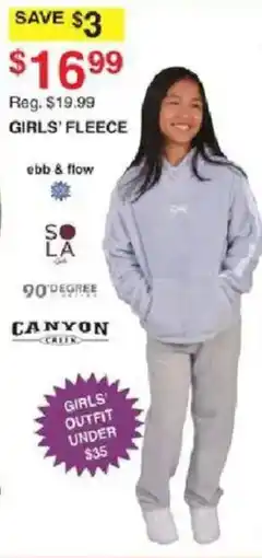 Dunham's Sports Girls' Fleece offer