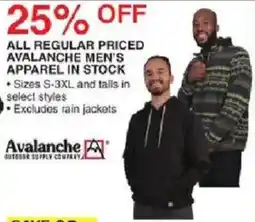 Dunham's Sports Avalanche Men's Apparel offer