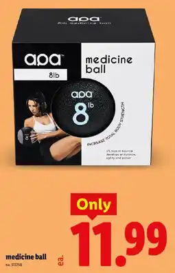 Lidl Apa medicine ball offer