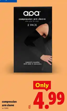 Lidl Apa compression arm sleeve offer