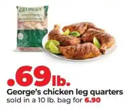 Hy-Vee George's chicken leg quarters offer