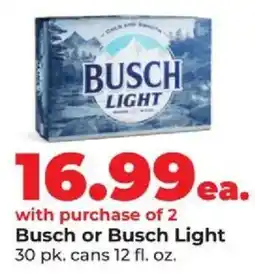 Hy-Vee Busch Light offer