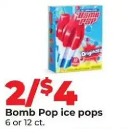 Hy-Vee Bomb Pop ice pops offer